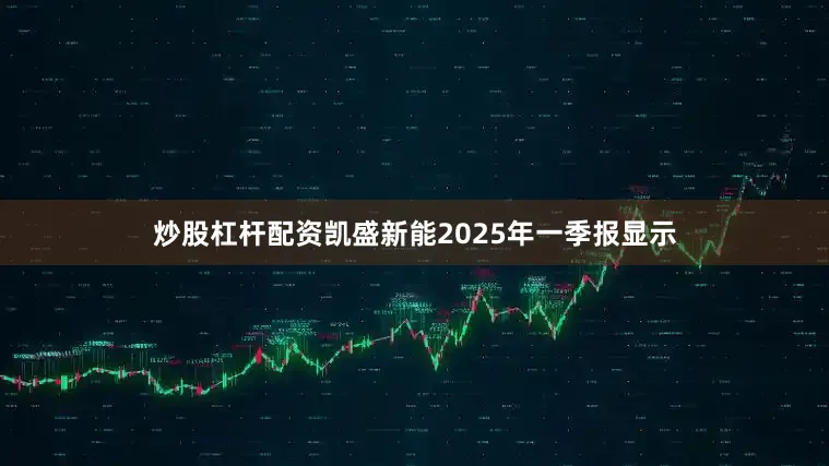 炒股杠杆配资凯盛新能2025年一季报显示