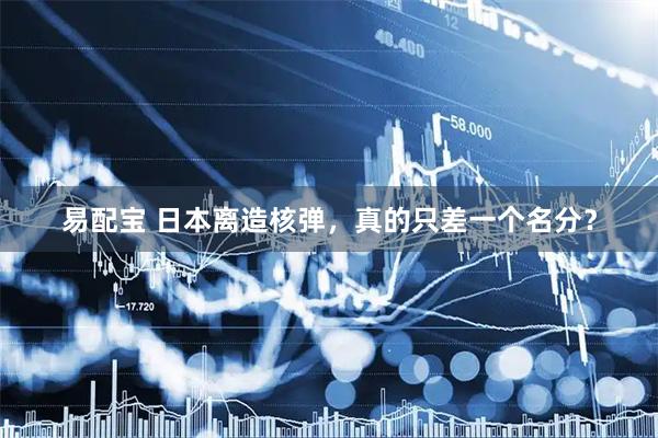 易配宝 日本离造核弹，真的只差一个名分？